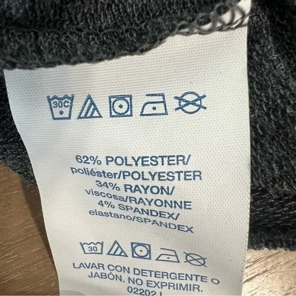 Polo Ralph Lauren Sleepwear Hoodie Size Large Gray & White - Picture 5 of 5